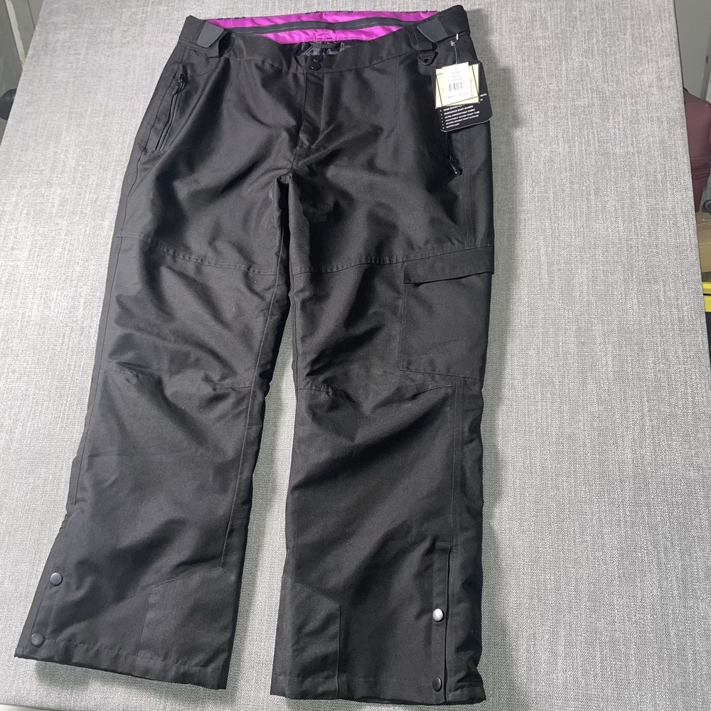 Lund & Blockley Axcent Ski Pants Womens 2X Black Adjustable Waist Waterproof